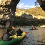 © Family canoeing in the evening - from 3 years old with Kayacorde - Kayacorde