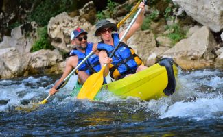 Canoeing from Vallon to St Martin d'Ardèche - 8 + 24 km / 2 days with La Petite Mer