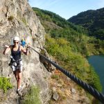 © Via Ferrata - Lake Villefort with BMAM - Bureau des moniteurs d'Ardèche Méridionale