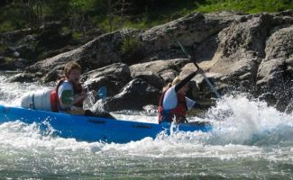 Canoeing from Vallon to Sauze - 32 km / 2 days with Abaca / Ardèche Aventure