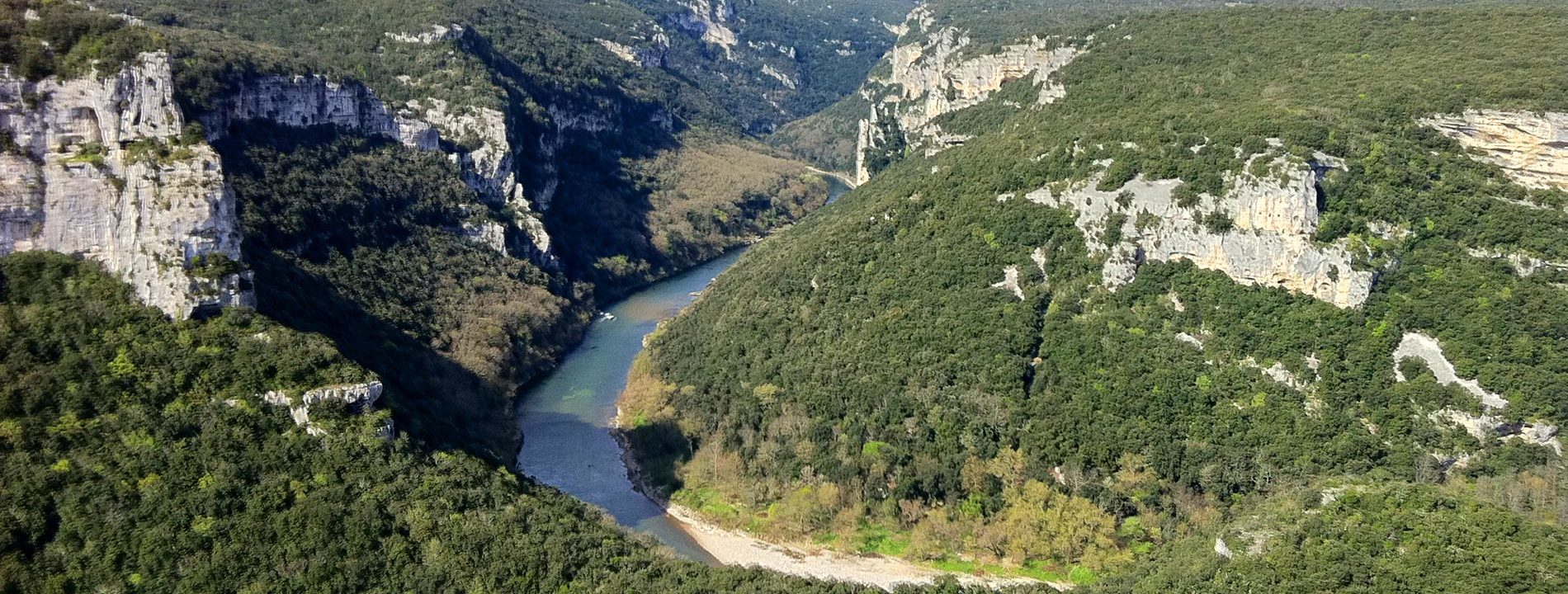 Canoë - Kayak de Châmes à St Martin d'Ardèche - 24 km / 1 jour avec Rivière et Nature