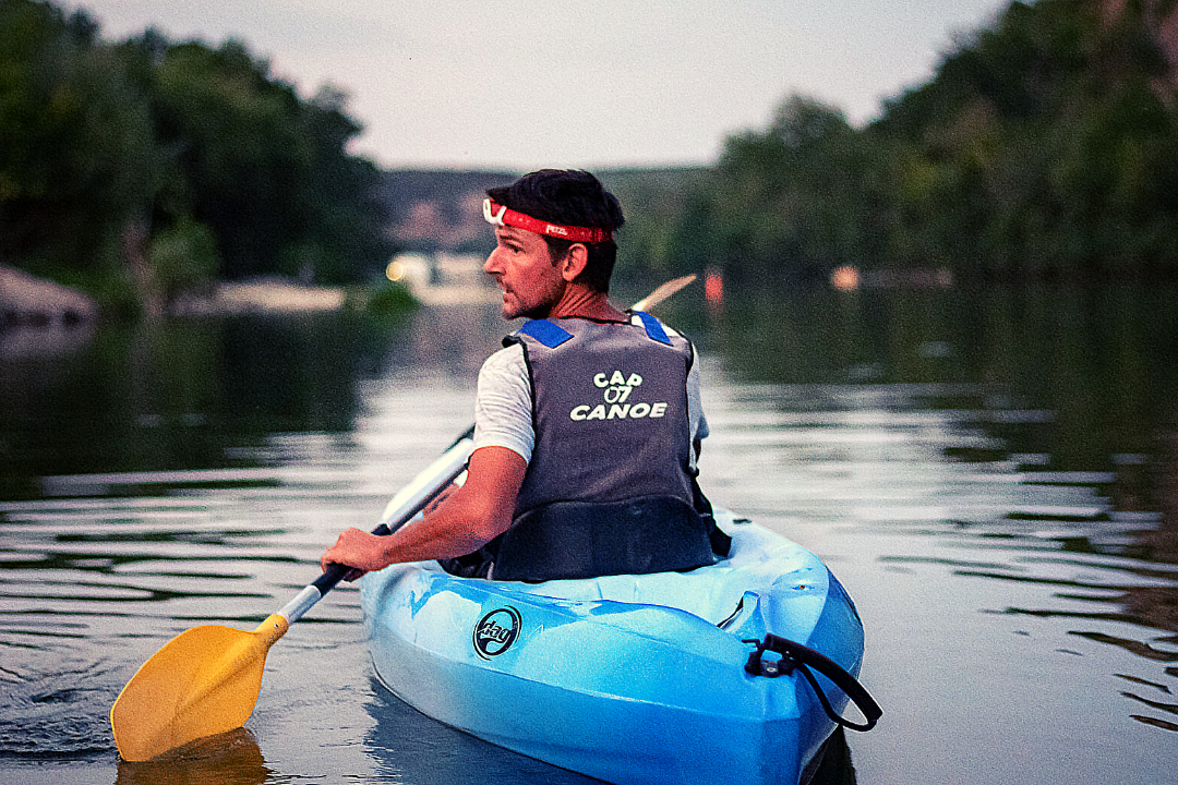 Canoeing from Ruoms to Sampzon - 4 km with Cap07 Canoë