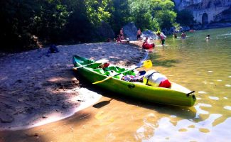 Canoeing from Vallon to St Martin d'Ardèche - 30 km / 3 days with Alpha Bateaux