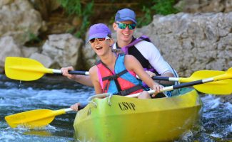 Canoeing from Pradons to St Martin d'Ardèche - 45 km / 3 days with Canoës Service