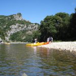 Canoeing from Pradons to St Martin d'Ardèche - 45 km / 3 days with Canoës Service