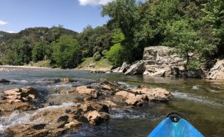 Canoeing from Vogüé/Balazuc to St Martin d'Ardèche - 56 km / 4 days with Canoës Service