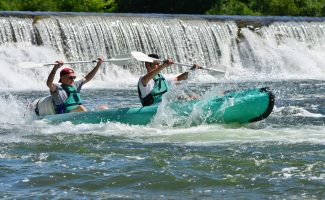 Canoeing from Vallon to Sauze - 10 + 24 km / 2 days with l'Arche de Noé