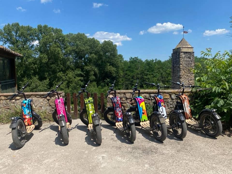 Guided scooter tour with Trott'in Gardèche