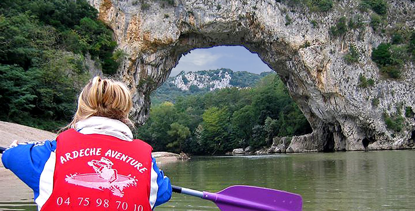 Canoeing from Vallon to Sauze - 32 km / 1 day with Abaca / Ardèche Aventure