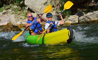 Canoeing from Châmes to St Martin d'Ardèche - 24 km / 2 days with La Petite Mer