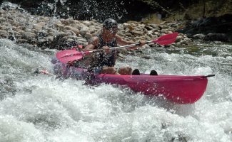 Canoe - Kayak from Vallon to St Martin d'Ardèche - 32 km / 1 day with