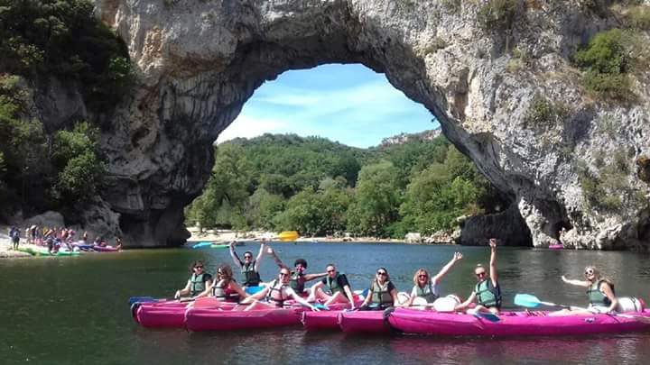 Canoe - Kayak from Vallon to St Martin d'Ardèche - 13 + 24 km / 2 days with Aigue Vive