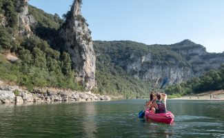 Canoe - Kayak from Vallon to St Martin d'Ardèche - 32 km / 2 days with Aigue Vive