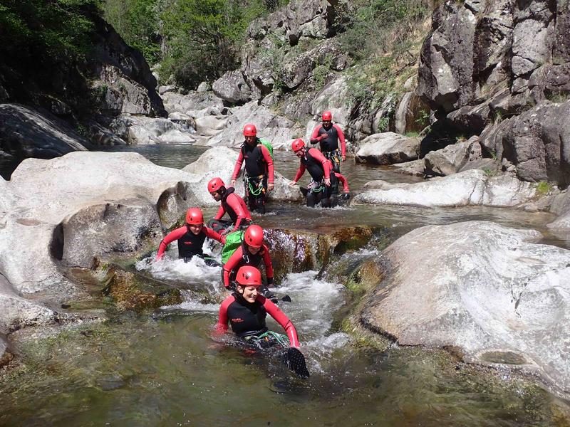 Canyoning adventure Rolling-Stone 1/2 day with Ardèche Outdoor Activités