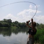 Fly-fishing guiding with Ardèche Pêche Aventure