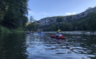 Evening canoe trip accompanied by an instructor