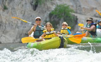 Canoeing from Vallon to Châmes - 7 km with La Petite Mer