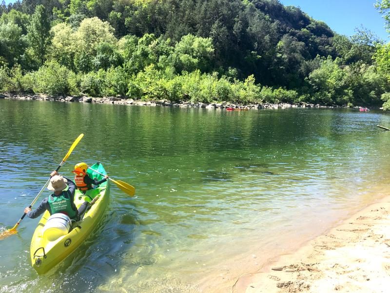 Canoe - Kayak from Vallon to Châmes - 6 km with Rivière et Nature