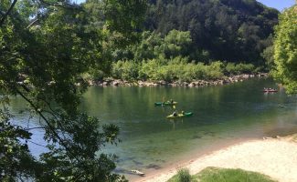 Canoe - Kayak from Sampzon to Vallon - 6 km with Rivière et Nature