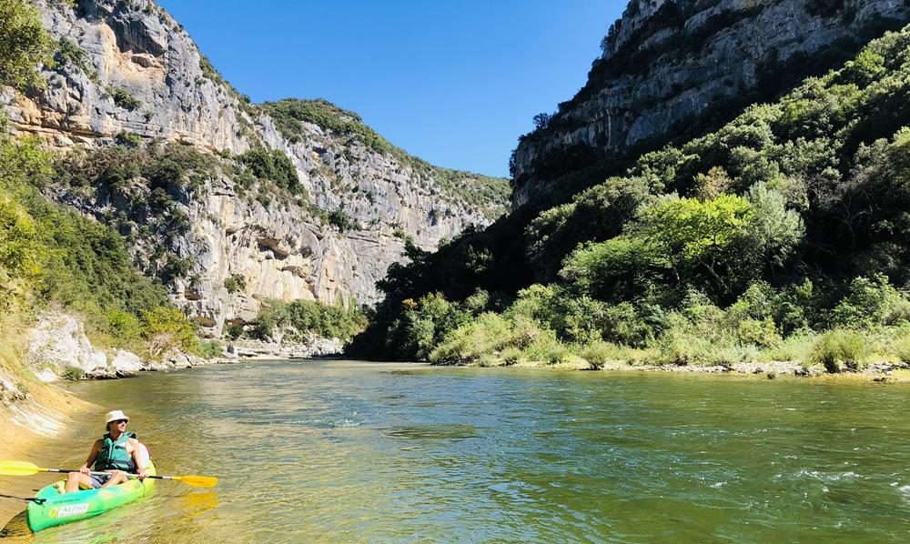 Canoe - Kayak from Vallon to St Martin d'Ardèche - 30 km / 1 day with Rivière et Nature