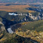 © The Gorges de l'Ardèche seen from the sky - aero-club