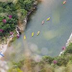© Canoë - Kayak de Châmes à St Martin d'Ardèche - 24 km / 1 jour avec La Vernède - Loulou Bateaux