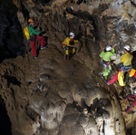 © Découverte sportive / journée traversée Foussoubie avec les Guides Spéléo d'Ardèche - ©Guides-speleo-de-l'ardeche