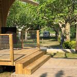 © Cabanes en bois au Camping International - International Camping