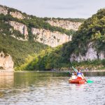 Canoeing from Vallon to St Martin d'Ardèche - 16 + 16 km / 2 days with La Vernède