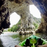 Canoe - Kayak from Sampzon to St Martin d'Ardèche - 12 +24 km / 2 days with Rivière et Nature