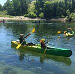 Canoe - Kayak from Sampzon to St Martin d'Ardèche - 12 +24 km / 2 days with Rivière et Nature