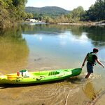 Canoe - Kayak from Sampzon to St Martin d'Ardèche - 12 +24 km / 2 days with Rivière et Nature