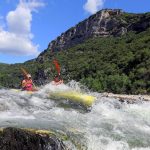 Canoe - Kayak from Vallon to St Martin d'Ardèche - 24 + 7km / 2 days with Castor Canoë
