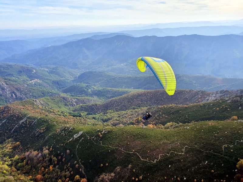 Paragliding with Taranis