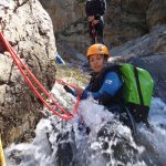 Supervised activity with Ardèche Equilibre - Canyoning