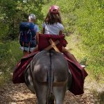 © Hiking with a donkey in the Ardèche Gorges - © Marina Geray