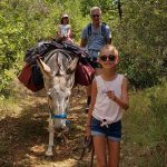 © Hiking with a donkey in the Ardèche Gorges - © Marina Geray