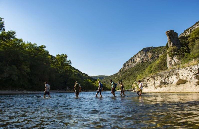 Sentier pédestre des Gorges de l'Ardèche @Matthieu Dupont