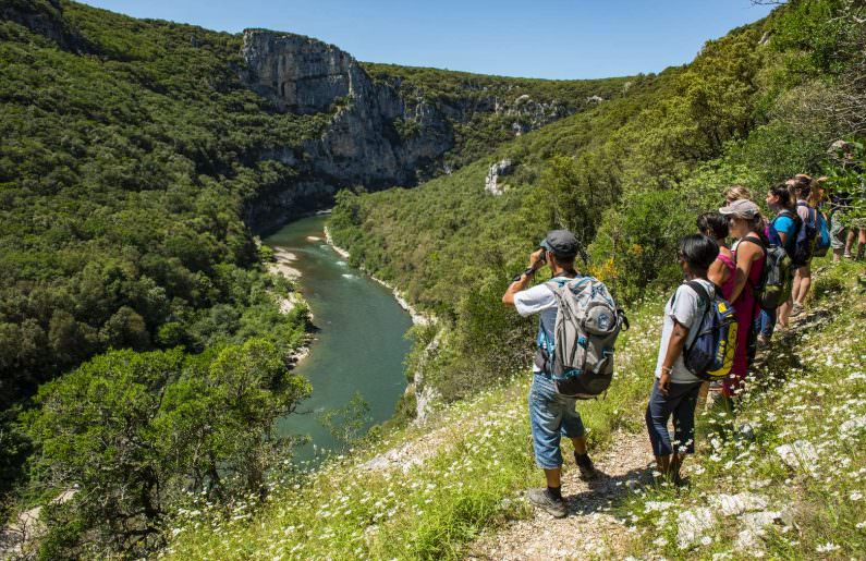 Randonnée Gorges de l'Ardèche ©Matthieu Dupont