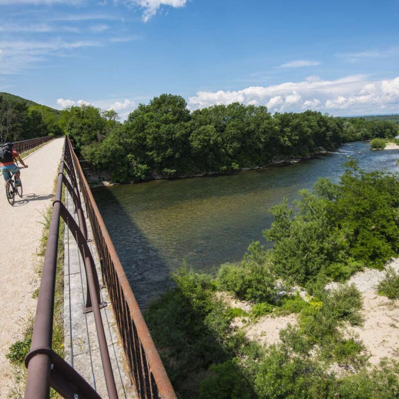 Via Ardèche à vélo ©Matthieu Dupont