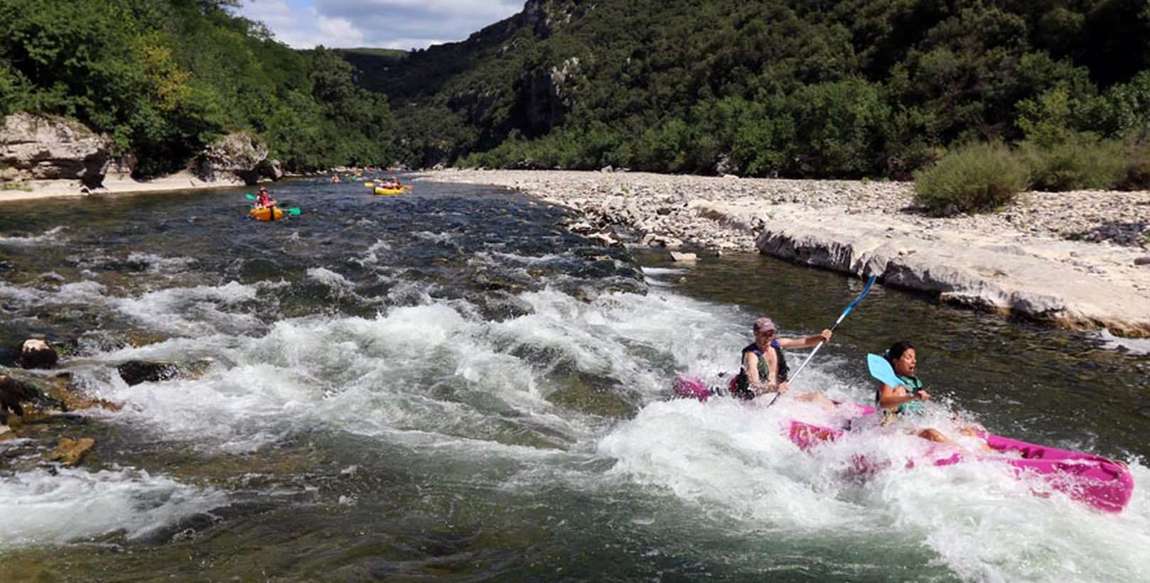 Canoë Gorges de l'Ardèche ©Sébastien Gayet