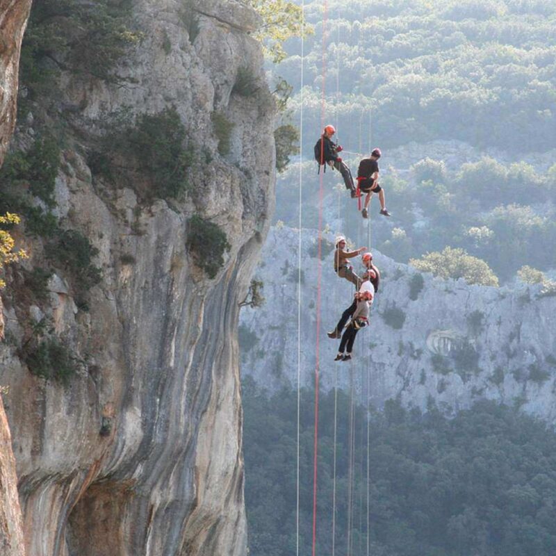 Rappel d'Autridge Gorges de l'Ardèche ©Nicolas Peschier (Copier)