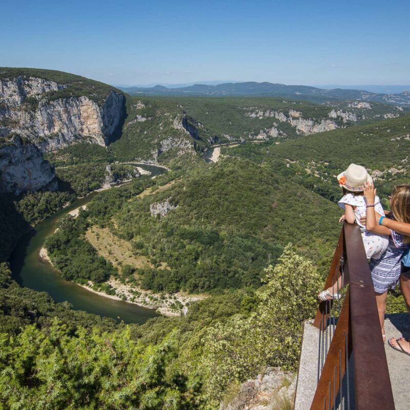 Gorges de l'Ardèche en famille en Ardèche ©M. Dupont