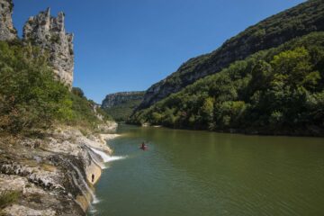 La Cathédrale - Gorges de l'Ardèche, Saint Remèze, le 12 août 2018.