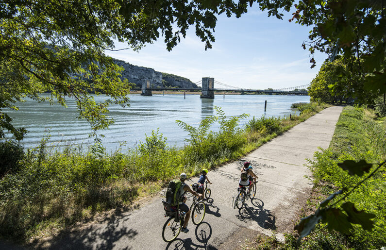 Via Rhôna, Pont du Robinet - Viviers, le 19 août 2020.