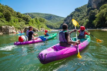 Canoë en famille sur l'Ardèche©Marina Geray